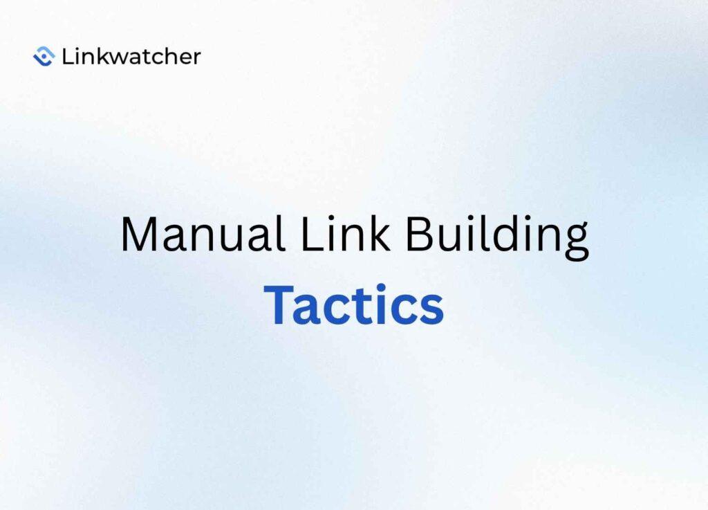 manual link building